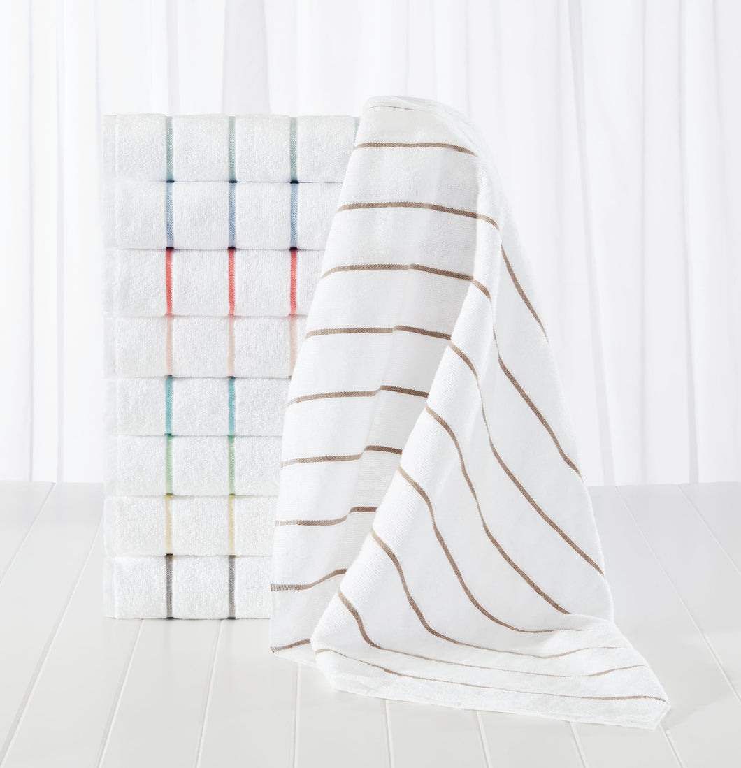 Fibertone Twill Ribbed Stripe Towels