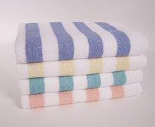 Load image into Gallery viewer, Fibertone Cabana Stripe Pool Towels
