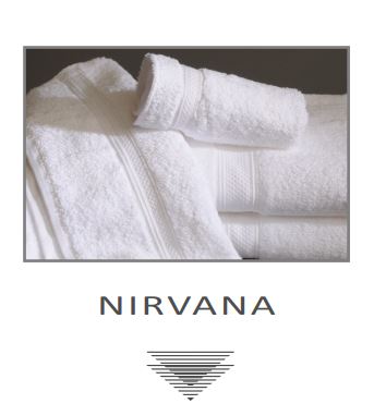 Nirvana White Cotton Dobby Border Towels